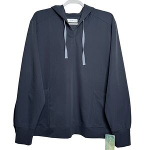 ReSurge Jasper Pullover Hoodie Silvadur Anti-Microbial Pewter Grey Sz Unisex 3X